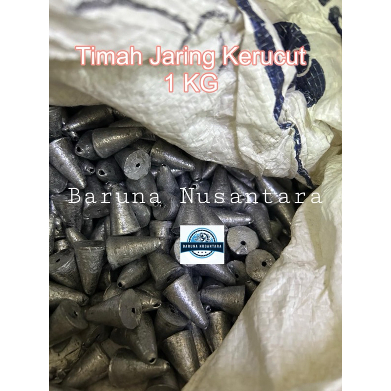 Timah Jaring kerucut / Timah Pancing Model Kerucut MURAH