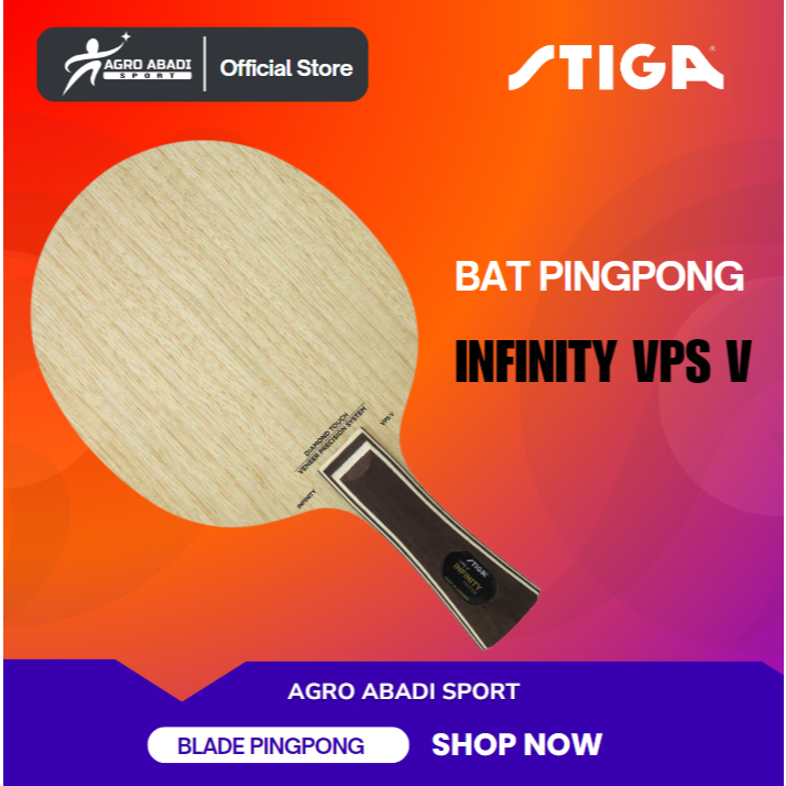 Infinity VPS V Kayu Blade Pingpong ITTF Original STIGA/ Bat Pingpong