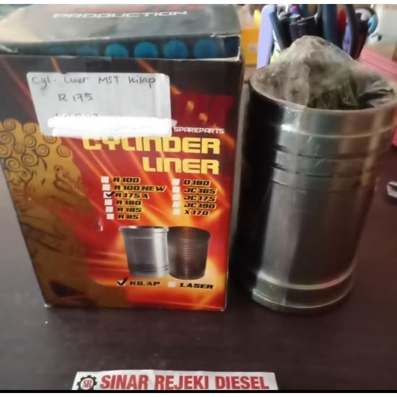 Cylinder Liner Voring Foring Boring mesin diesel R175 R 175