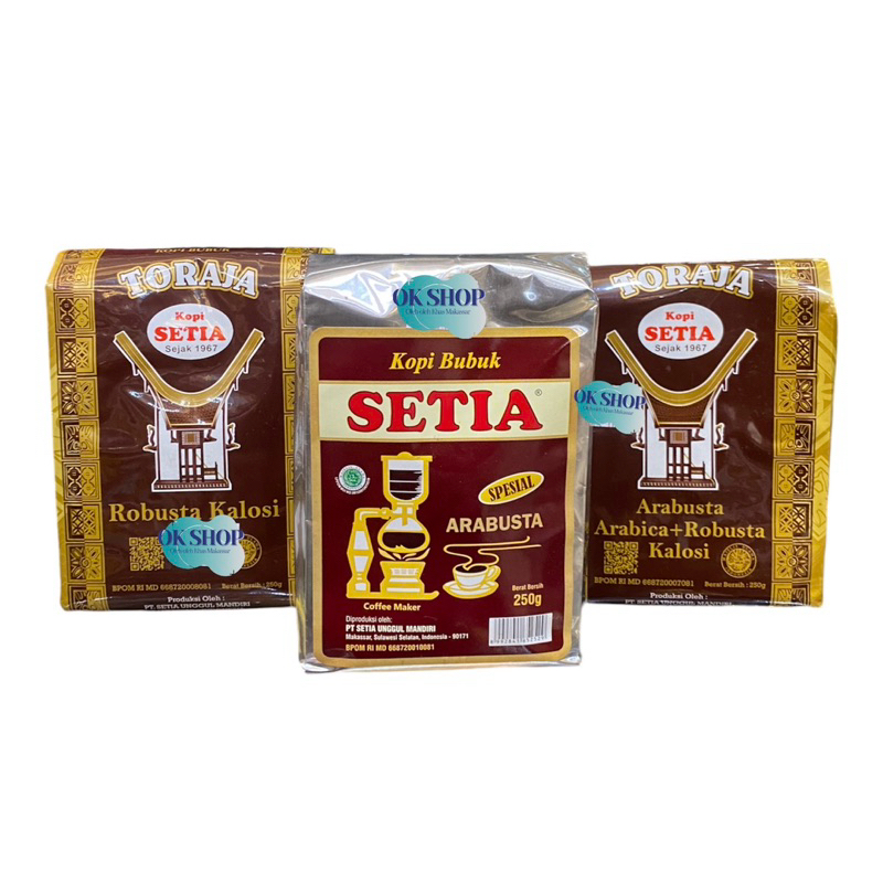 

Kopi Bubuk Setia 250 gram