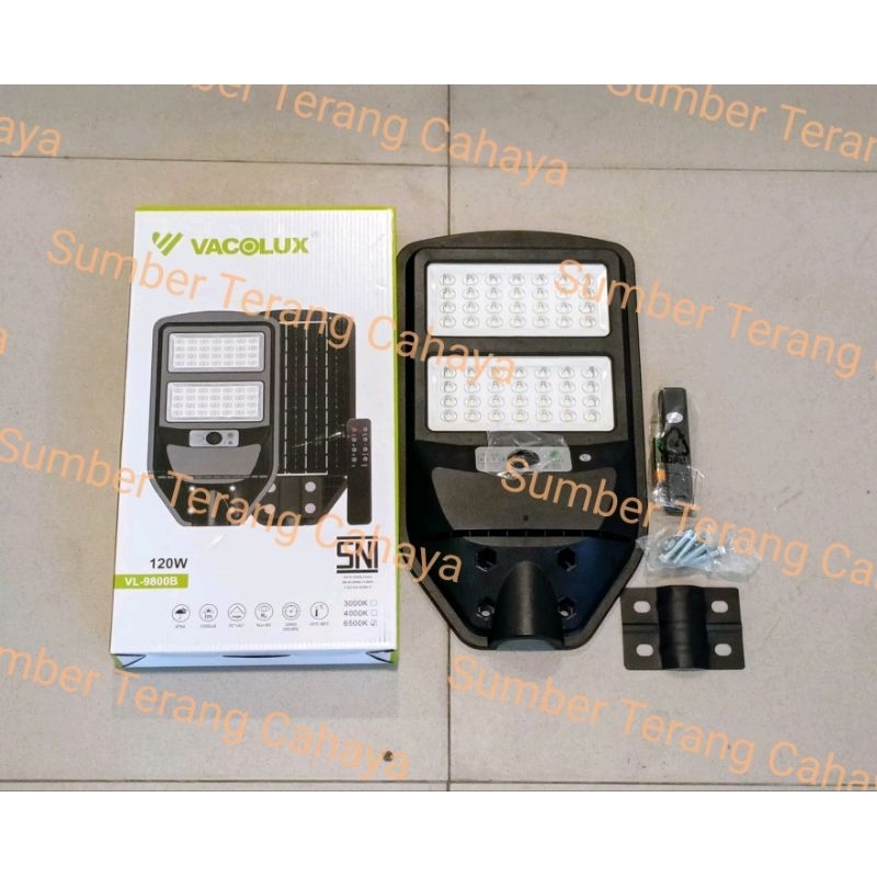 Lampu jalan solar 120 watt led lampu pju solar 120 watt lampu jalan 120 Watt solar Sinar kuning