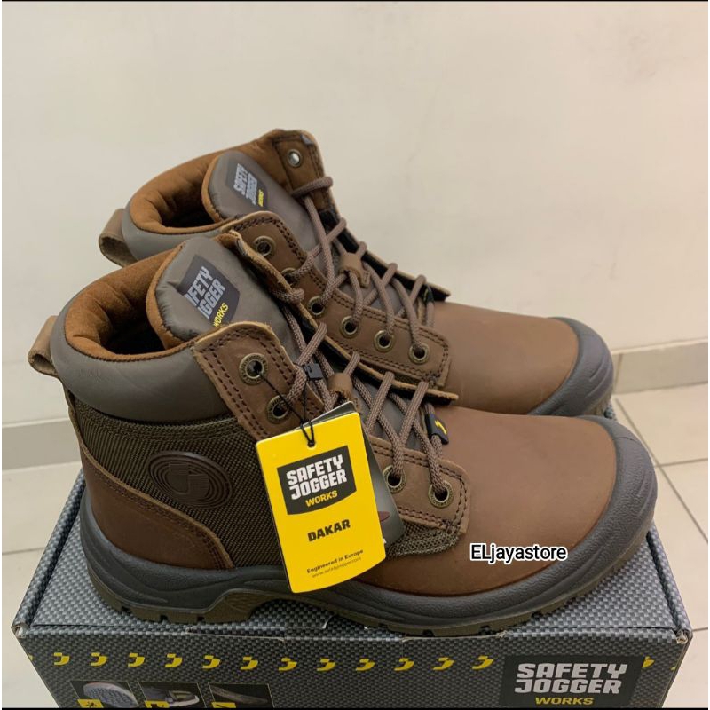 Sepatu Safety Jogger Dakar S3 Brown Original - Safety Shoes Jogger Dakar  Original