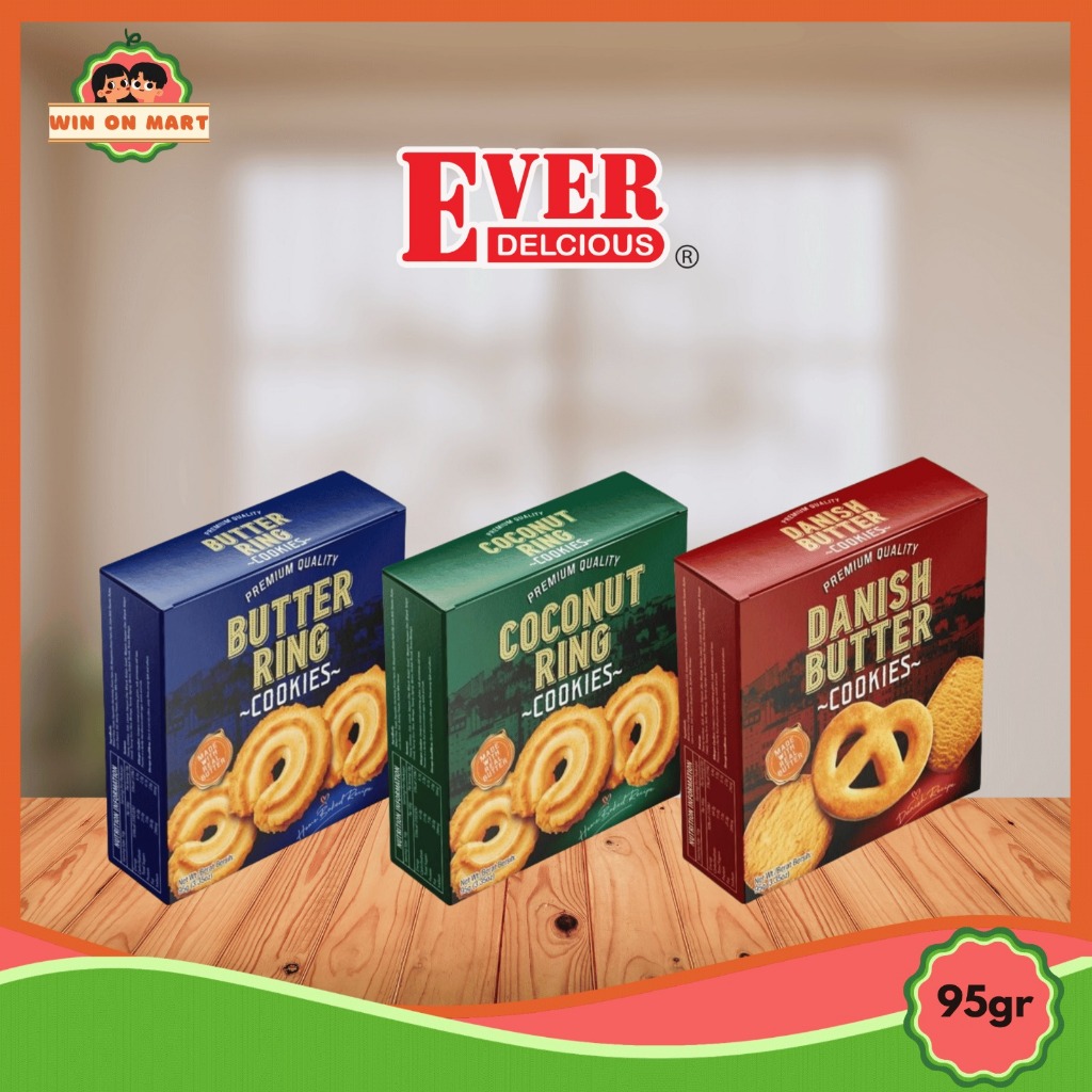 

Biskuit | Ever Delicious Cookies 95g | Butter Ring | Coconut Ring | Danish Butter