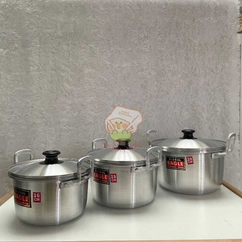 PANCI SET ALUMINIUM 16 18 20 GLOBAL EAGLE / PANCI JAWA/ PANCI MASPION