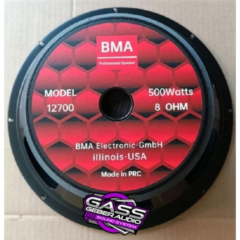 Speaker 12 inch BMA 12700