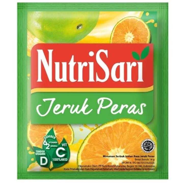 

NUTRISARI JERUK PERAS 1 RENCENG / 10 PCS