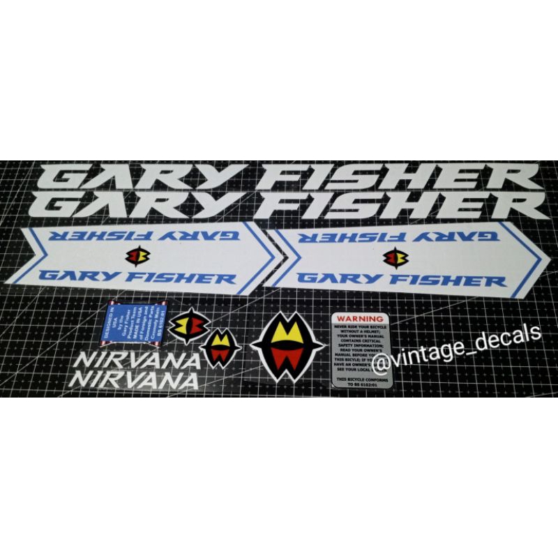 decals replacement Gary Fisher NIRVANA