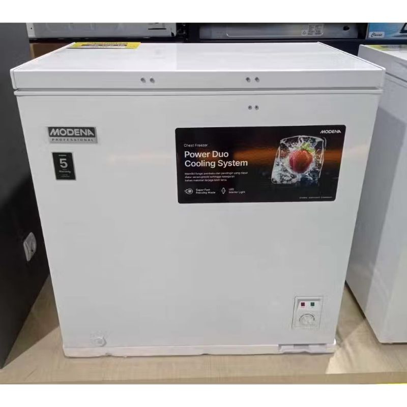 Chest Freezer Box MODENA 200 Liter MD-0210 MLWH