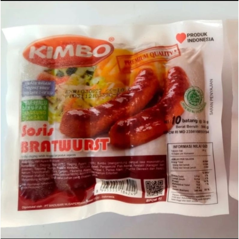 

Kimbo Sosis 500 gr Bogor Frozen