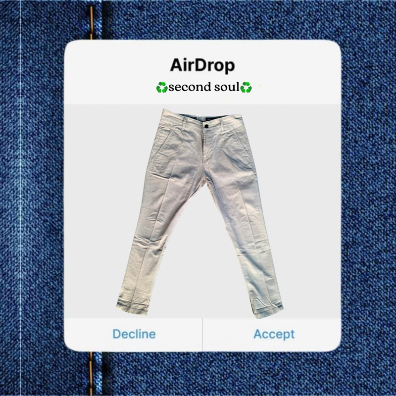 Chino Cream Pants | PRELOVED