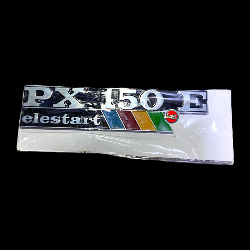 Emblem Tepong Samping Vespa Excel Exclusive PX 150 Elestart PX150E