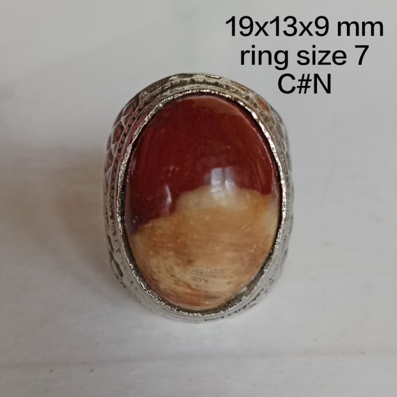 batu akik warna merah putih