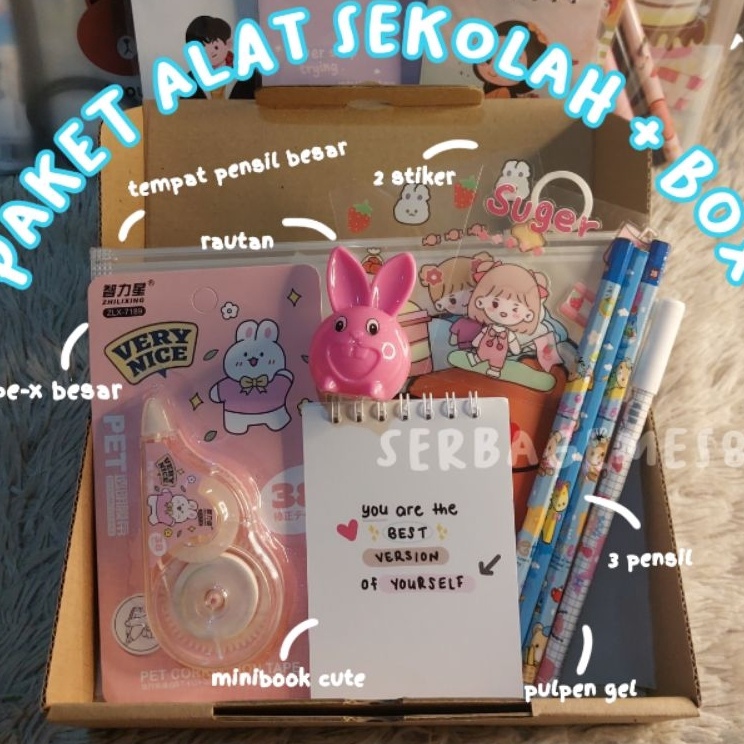 

Produk Terviral serbagemes88 COD PAKET BOX ALAT TULIS SET 1 IN 1 KARAKTER STATIONERY SET ALAT TULIS SET PAKET ATK AESTHETIC