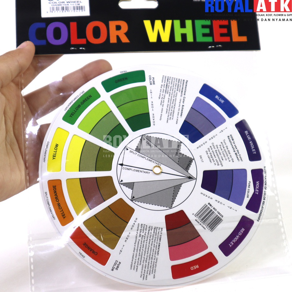 

Update Meriah Color wheel cakra warna Diameter 14 cm alat mix warna