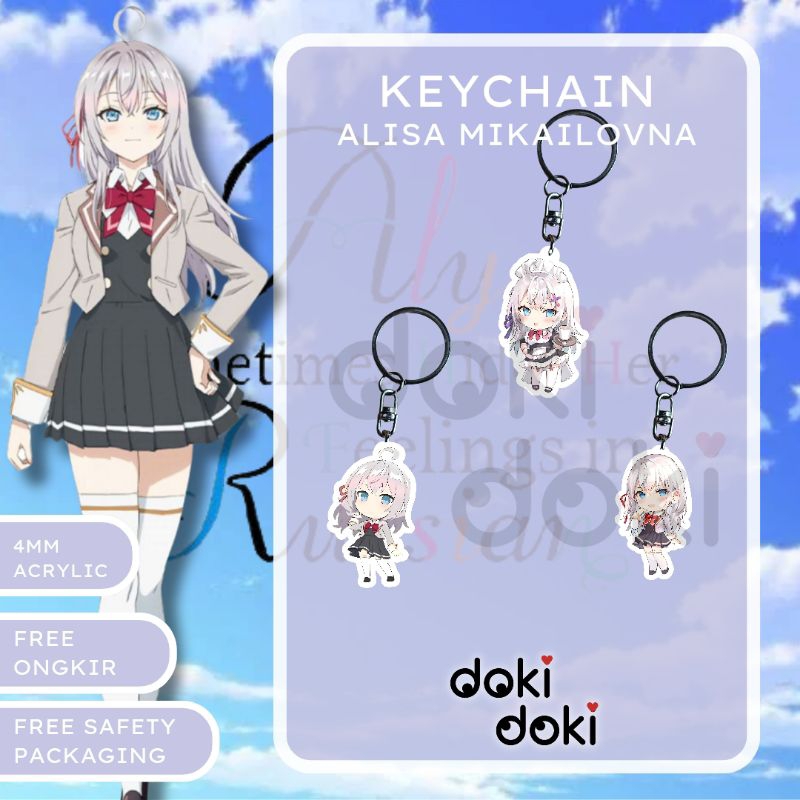 GANTUNGAN KUNCI KEYCHAIN ANIME ALYA ALISA MIKHAILOVNA TOKIDOKI BOSOTTO ROSHIDERE