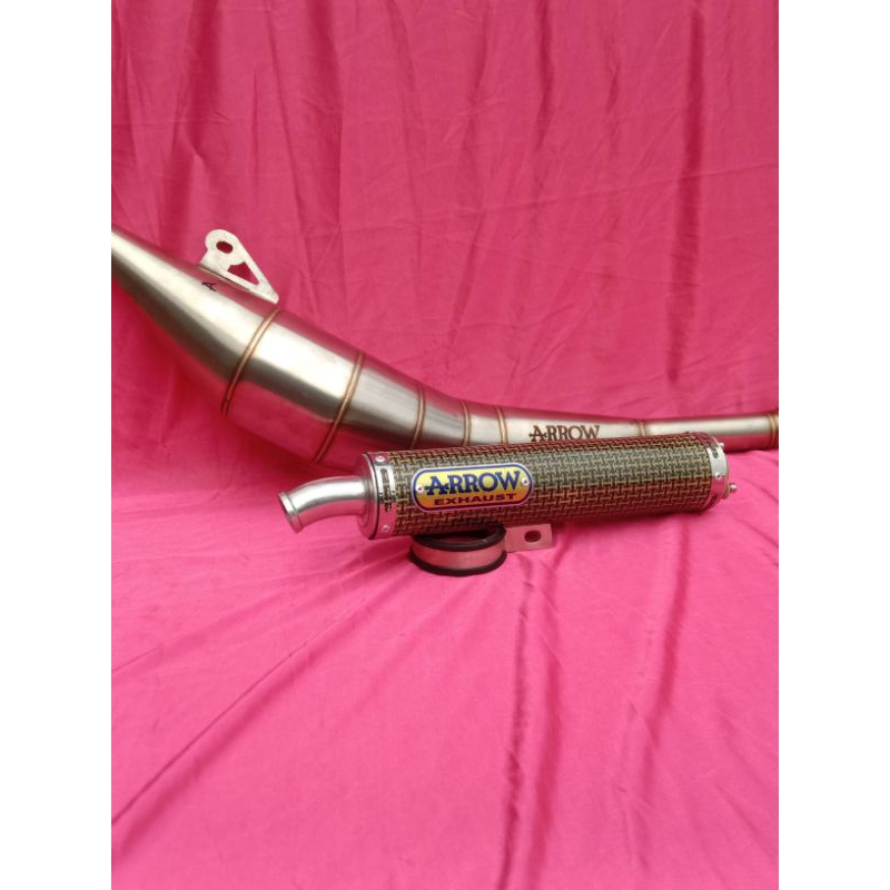 KNALPOT 2TAK SATRIA HIU/LUMBA ARROW EXHAUST