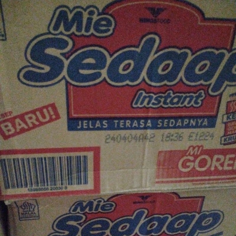 

mie sedap goreng 1karton 40pcs