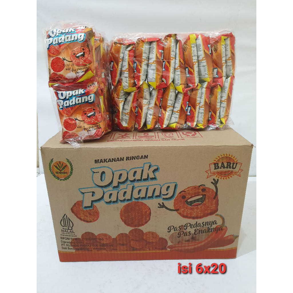 

OPAK PADANG RUSINDO ISI 20 PCS [TERSEDIA PER PACK/DUS]