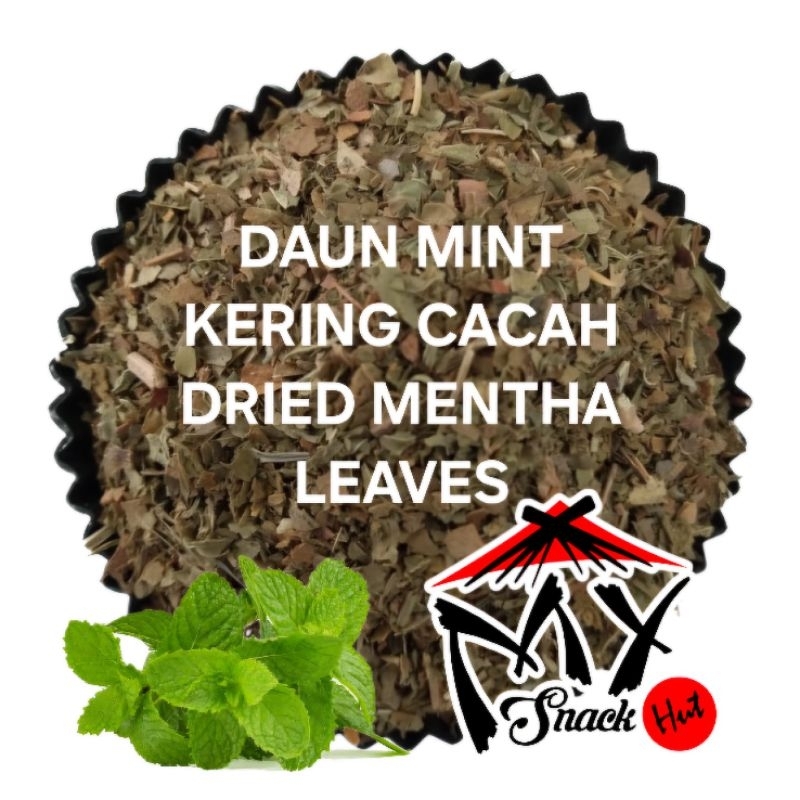 

DAUN MINT KERING 5GR DRIED DRY PEPPERMINT TEH HERBS LEAVES LEAF REMPAH PUDINA BO HE YE 薄荷叶 KERING