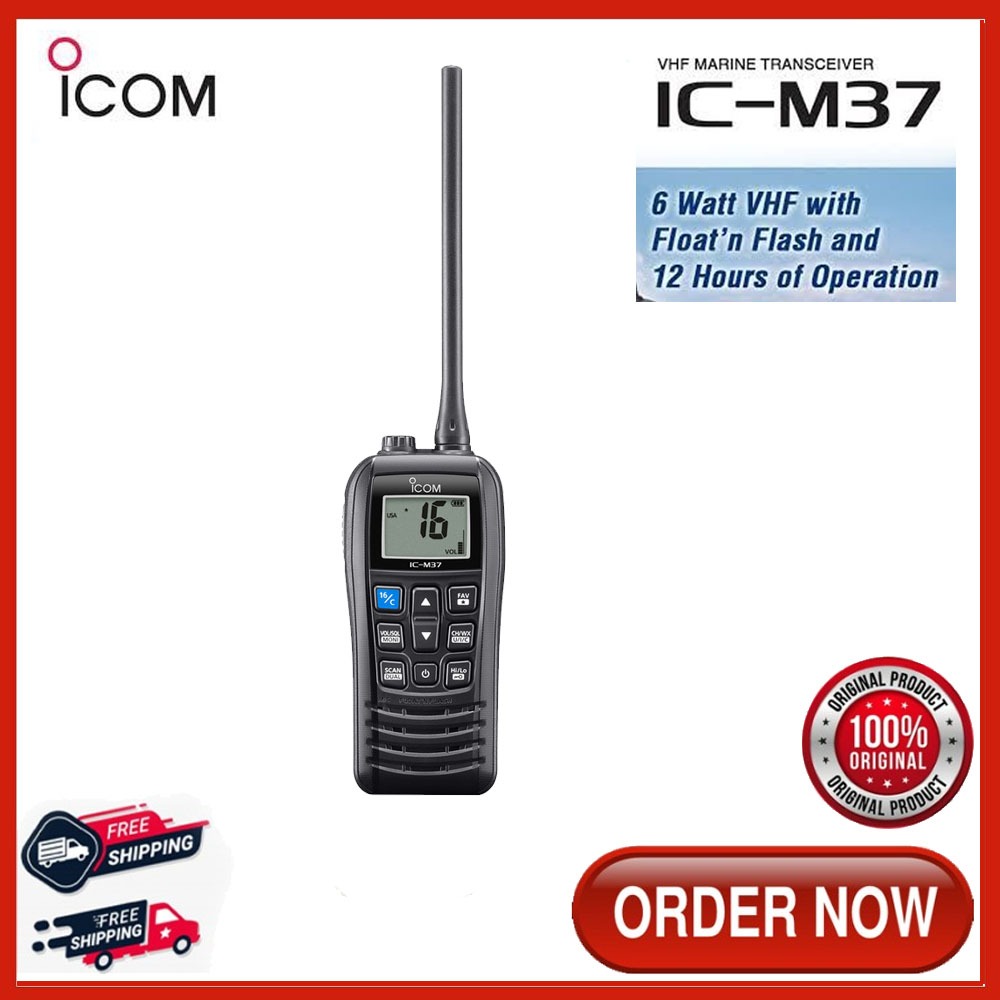Ht Icom M37 / Icom IC M37 / Icom Marine Floating Waterproff