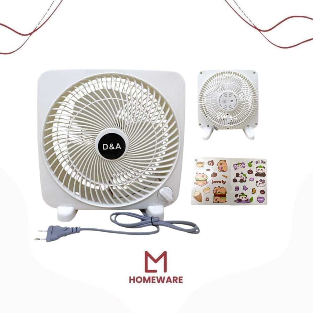 Box Fan DNA Kipas Angin Kotak 9 Inch / Box Fan 9 DNA / Kipas Angin Meja / Mini Box Fan