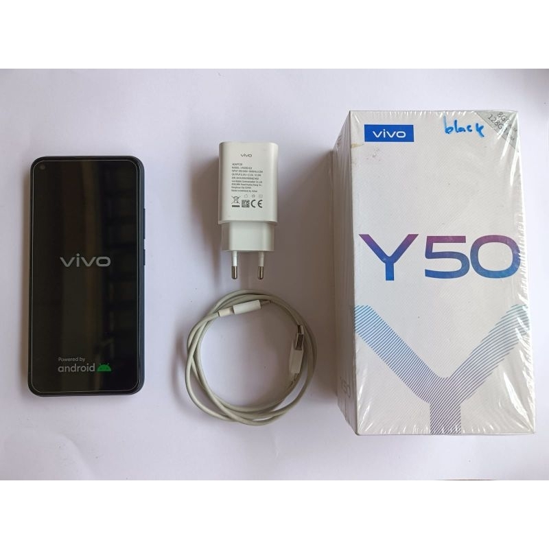 Vivo Y50 ram 8 / 128 Kondisi Bekas Mulus No Minus Lengkap Original