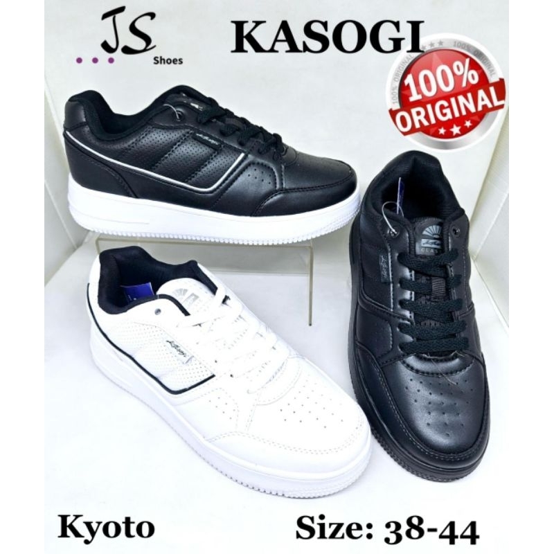 KASOGI KYOTO - SEPATU SNEAKERS TALI PRIA DEWASA MERK KASOGI ORIGINAL