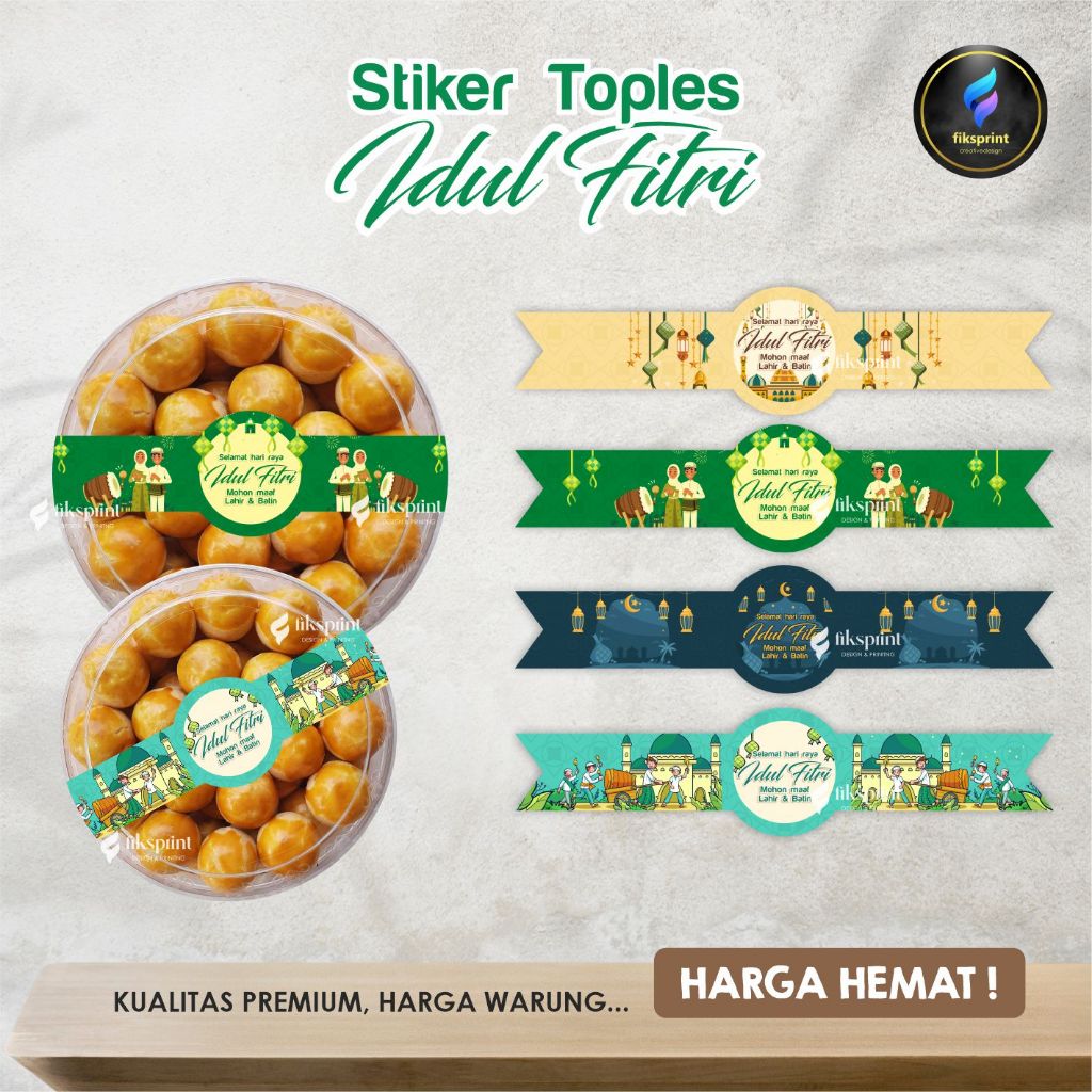 

Sticker Toples lebaran - stiker toples idul fitri