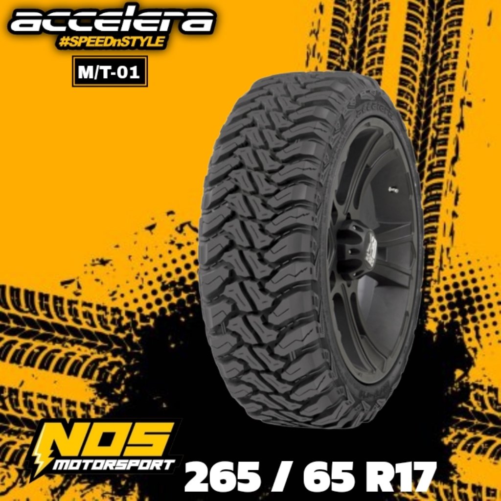 BAN MOBIL OFFROAD 265 65 R17 ACCELERA M/T-01 BAN TUBLES RING 17 265/65 | BAN MT