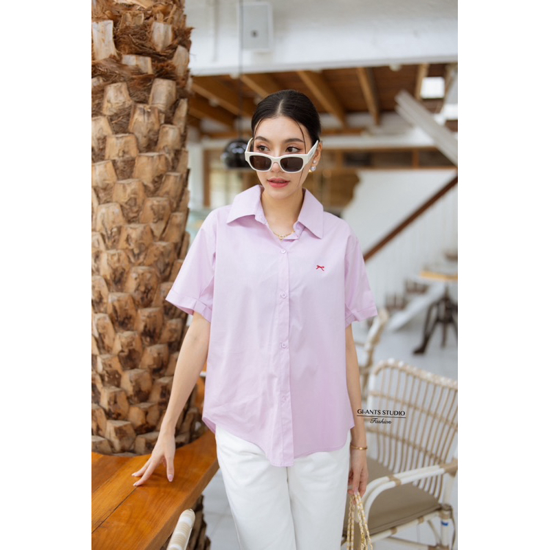 KEMEJA GIANTS BASIC N59 KEMEJA LOGO PITA KECIL BANGKOK (GBN59)