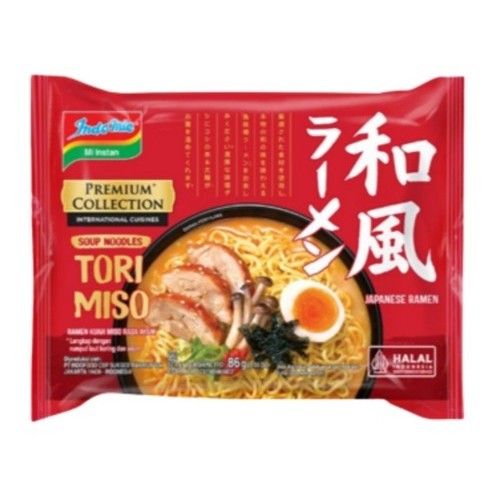 

Indomie Mi Instan Premium Tori Miso Ramen 86 Gr