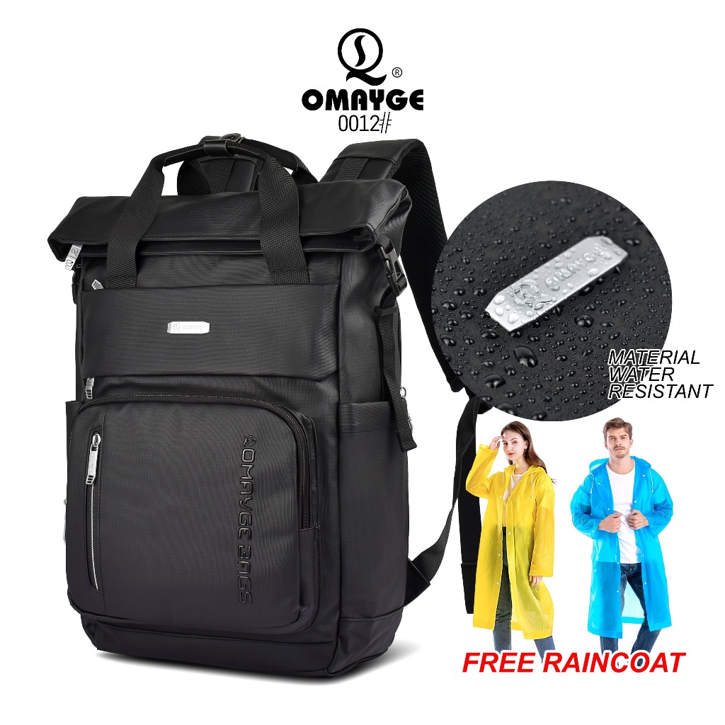 Omayge Tas Ransel Omayge 0012 Tas Backpack Tas Laptop Pria Tas Punggung Kerja