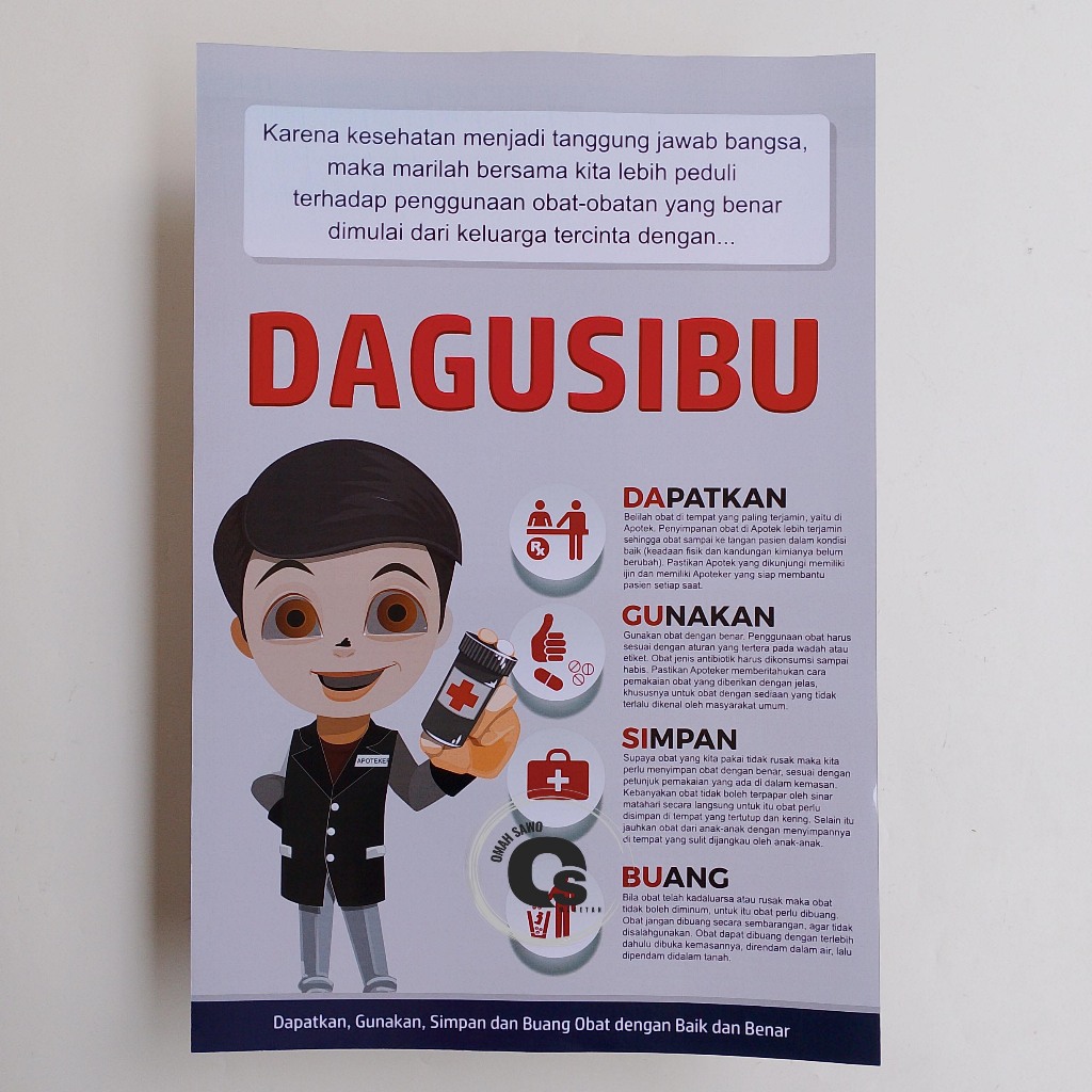Poster Dagusibu - Poster Kesehatan - Farmasi - Apotek