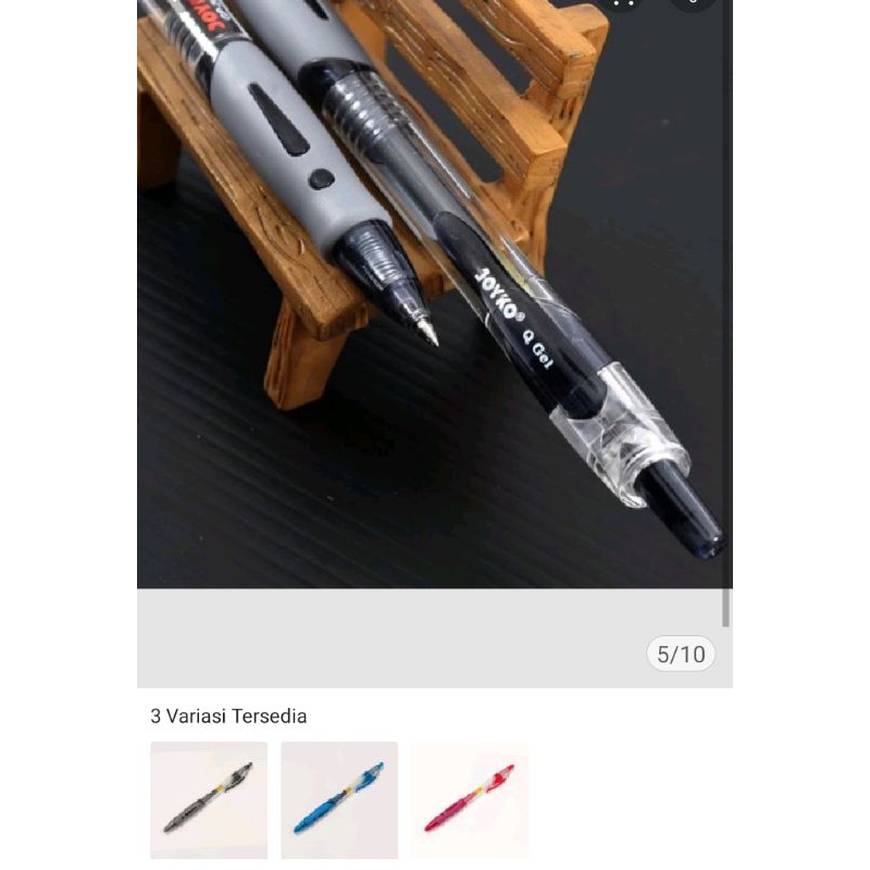 

pulpen joyko berkualitas termurah lancar penulisannya.