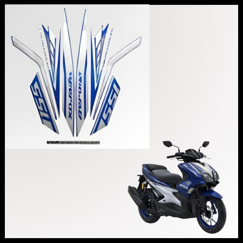 STIKER STRIPING MOTOR AEROX R 2017