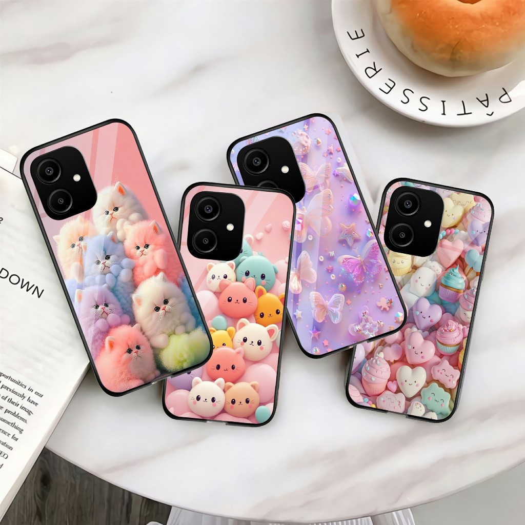 Softcase Kaca Samsung A06 - Casing Hp Samsung A06 - Motif Samsung A06