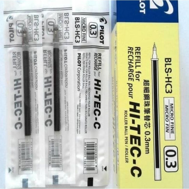 

KODE A62D Refill Isi Pulpen Hitech Pilot 3mm 1pak12pcs