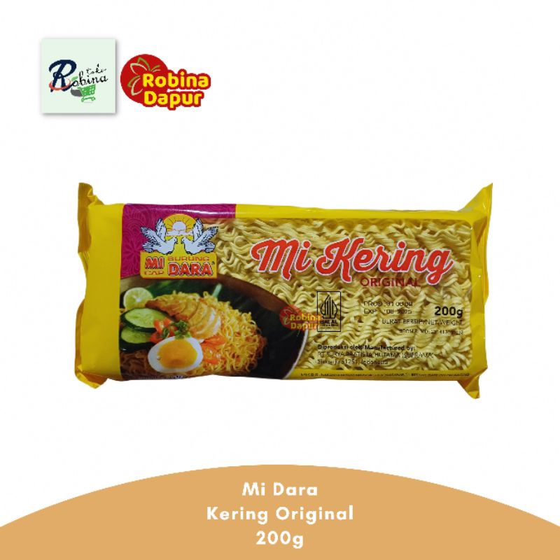 Mi Dara Mi Kering Kuning Original 200 gr