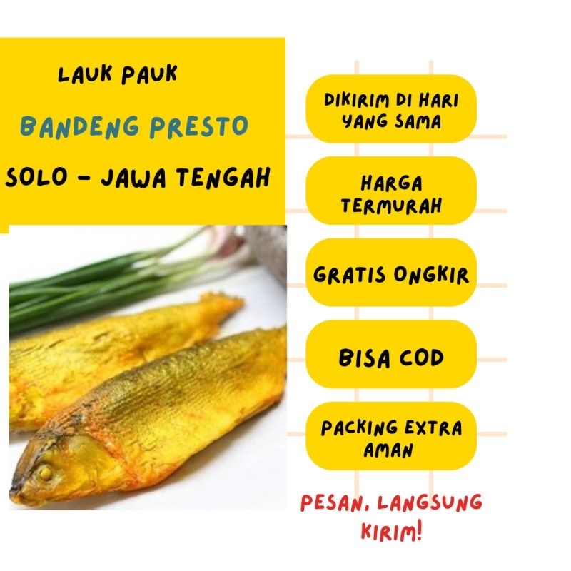 Bandeng Presto Gurih Solo | Isi 3 | Fresh Food