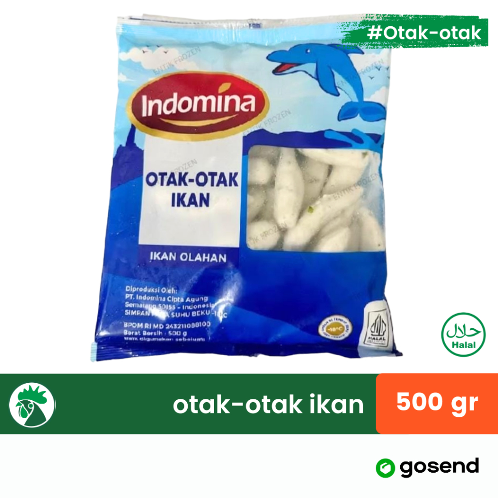 

Indomina Otak-Otak Ikan Olahan Ikan Otak-Otak 500gr