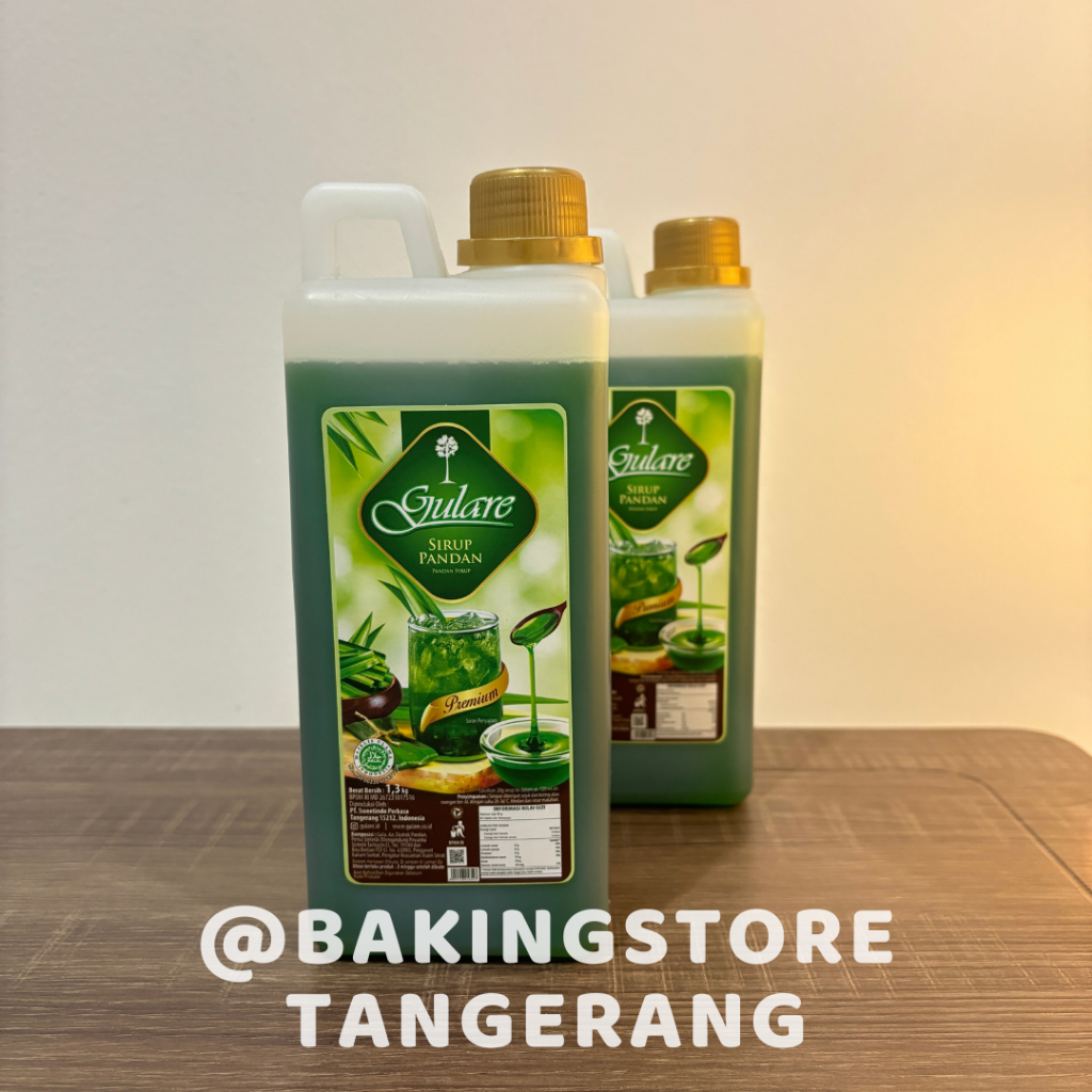 

Gulare Sirup Pandan 1,3 Kg | Pandan Syrup 1300 gram