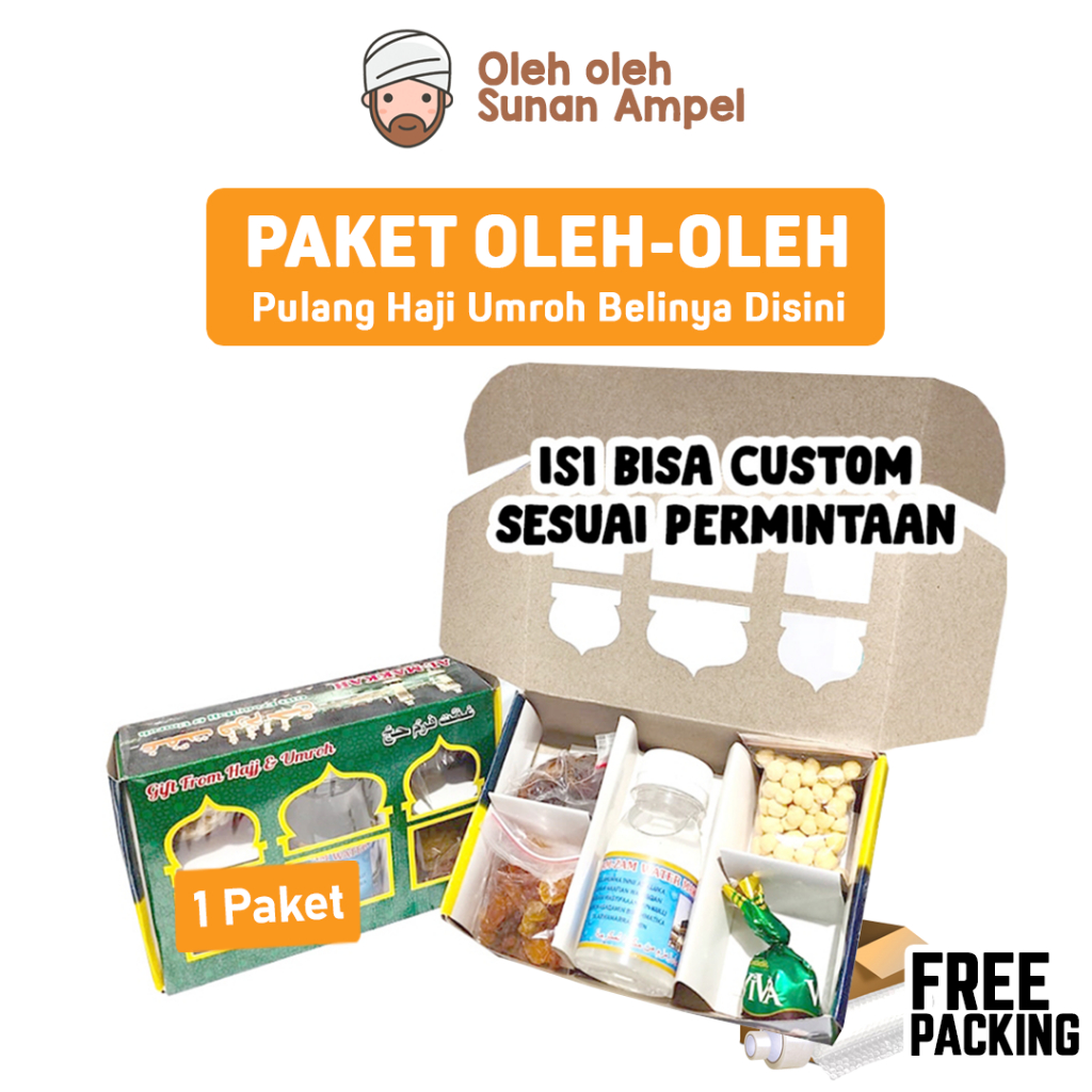 

PAKET OLEH OLEH HAJI UMROH Souvenir Premium Untuk Buah Tangan Dari Tanah Suci Makkah Madinah Hampers