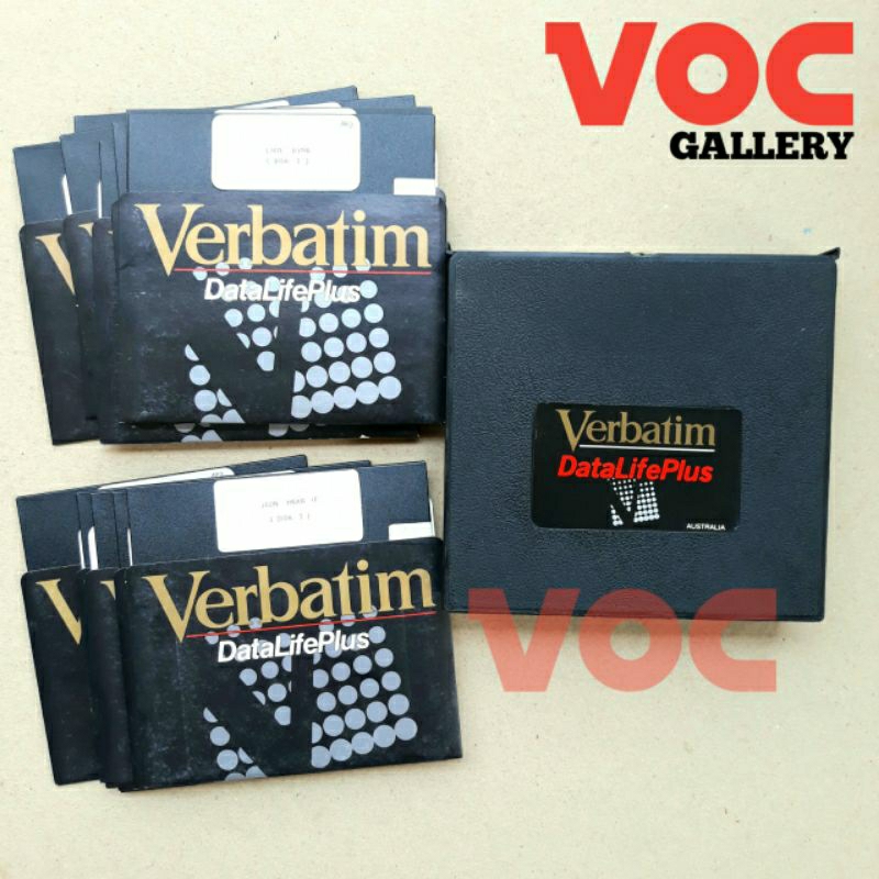 Floppy Disk Disket Besar 5.25" isi 13 Rare Jadul Antik Vintage Classic Klasik Retro