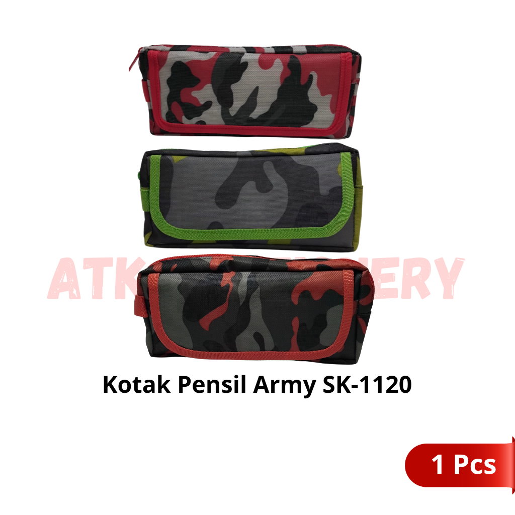 

Kotak Pensil Army SK-1120 / Tempat Pensil / Pencil Case Army SK-1120