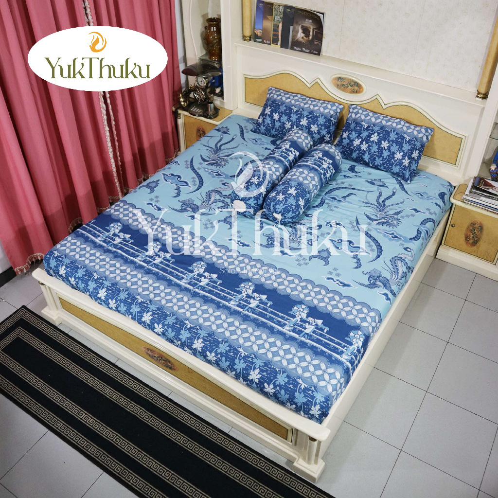 SPREI BATIK MEGO MENDUNG SPREI MOTIF BATIK mego mendung SPREI MOTIF TERBARU YUKTHUKU