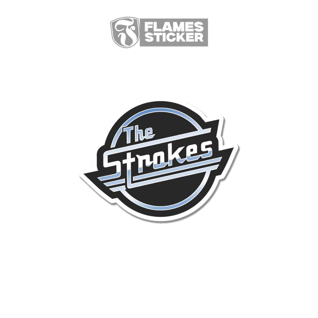 

STIKER THE STROKES STIKER CASE HANDPHONE LOGO BAND MUSIK AESTHETIC STICKER LAPTOP MOTOR TUMBLER
