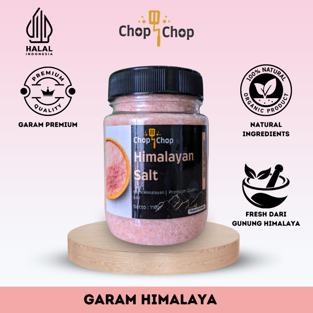 

Chopchop Special Himalayan Salt Premium Organic 220 Gram