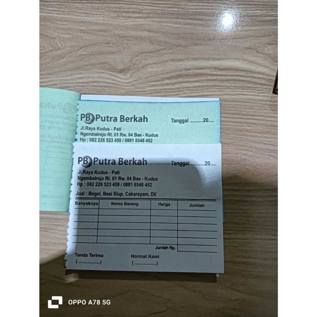 

CETAK NOTA NCR 2 PLY CUSTOM