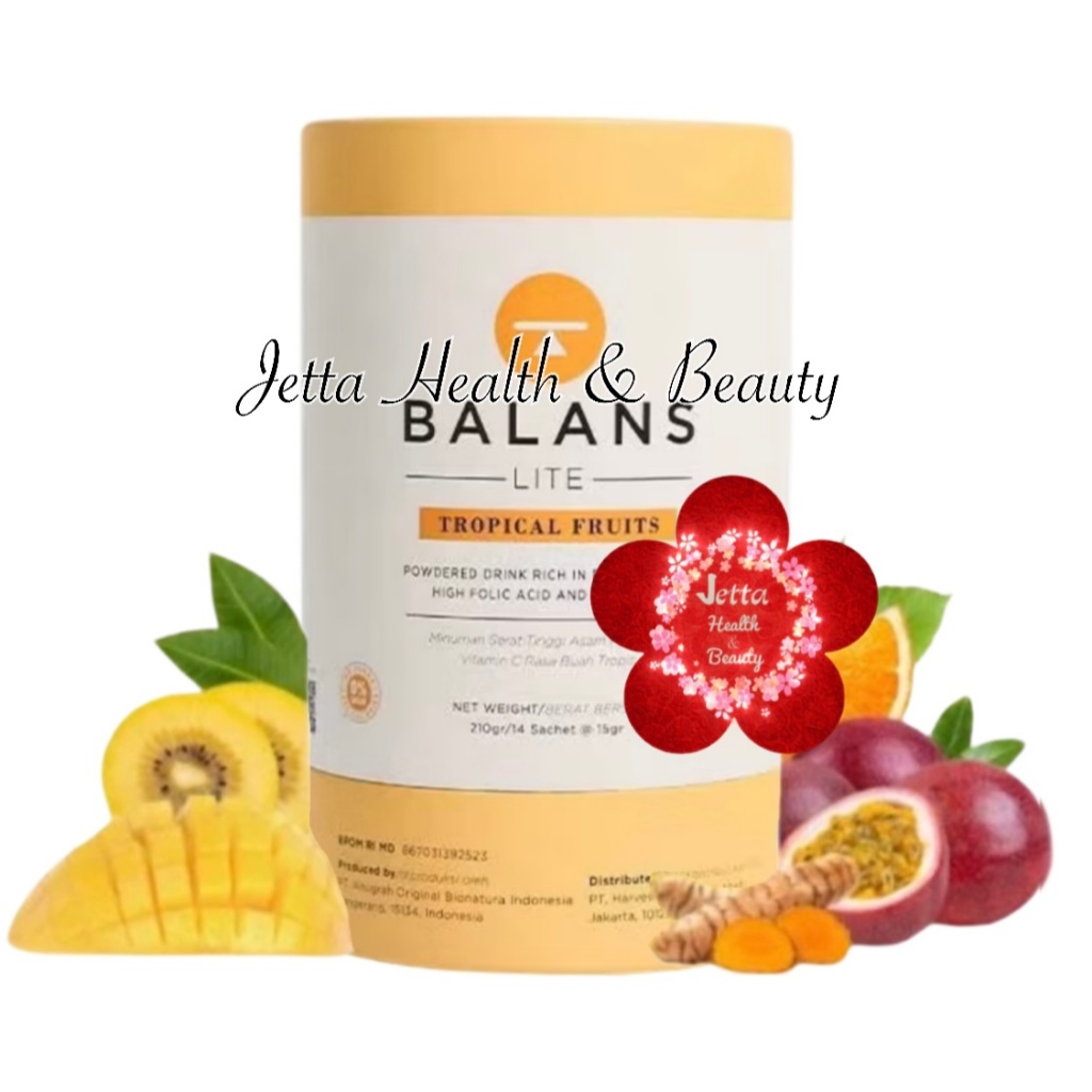 

Balans Lite Tropical Fruits Fiber & Probiotics Drink 14s