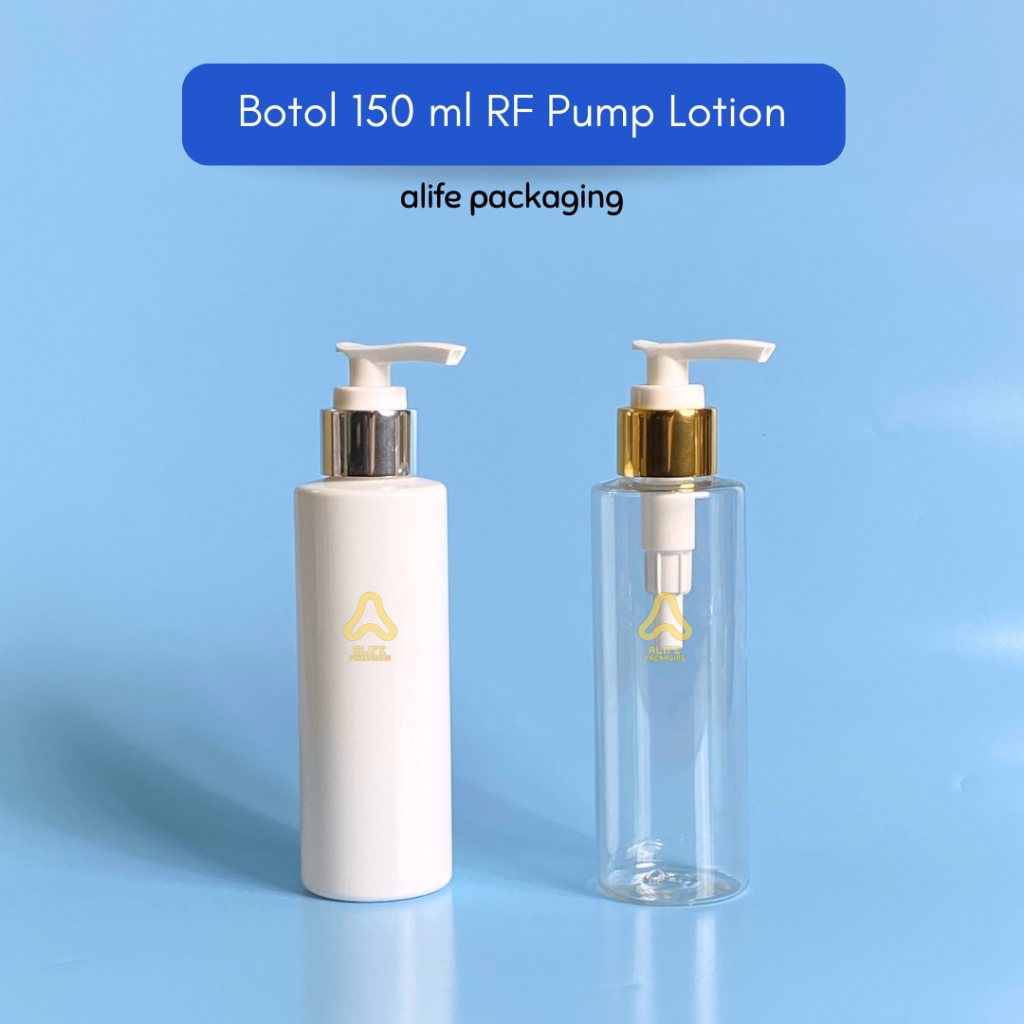 Botol Pump Lotion 150 ml | Botol Tutup Pump 150 ml RF